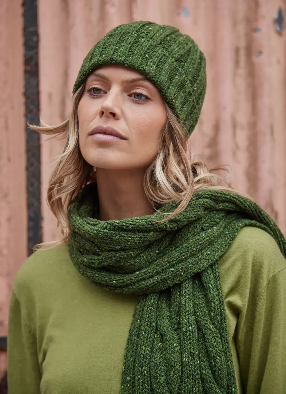 Donegal Fleck Ribbed Beanie
